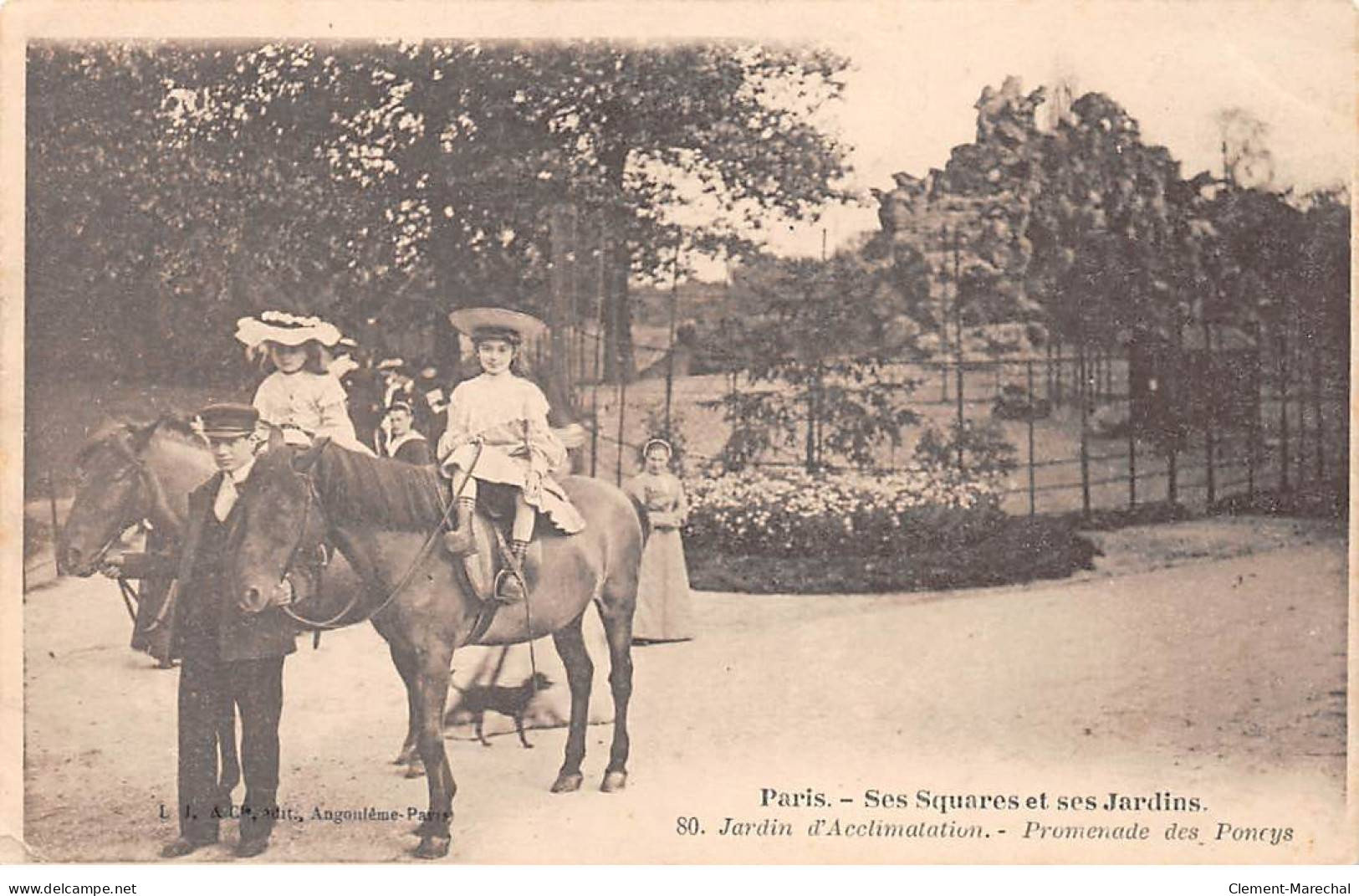 PARIS - Ses Squares Et Ses Jardins - Jardin D'Acclimatation - Promenade Des Poneys - état - Parques, Jardines