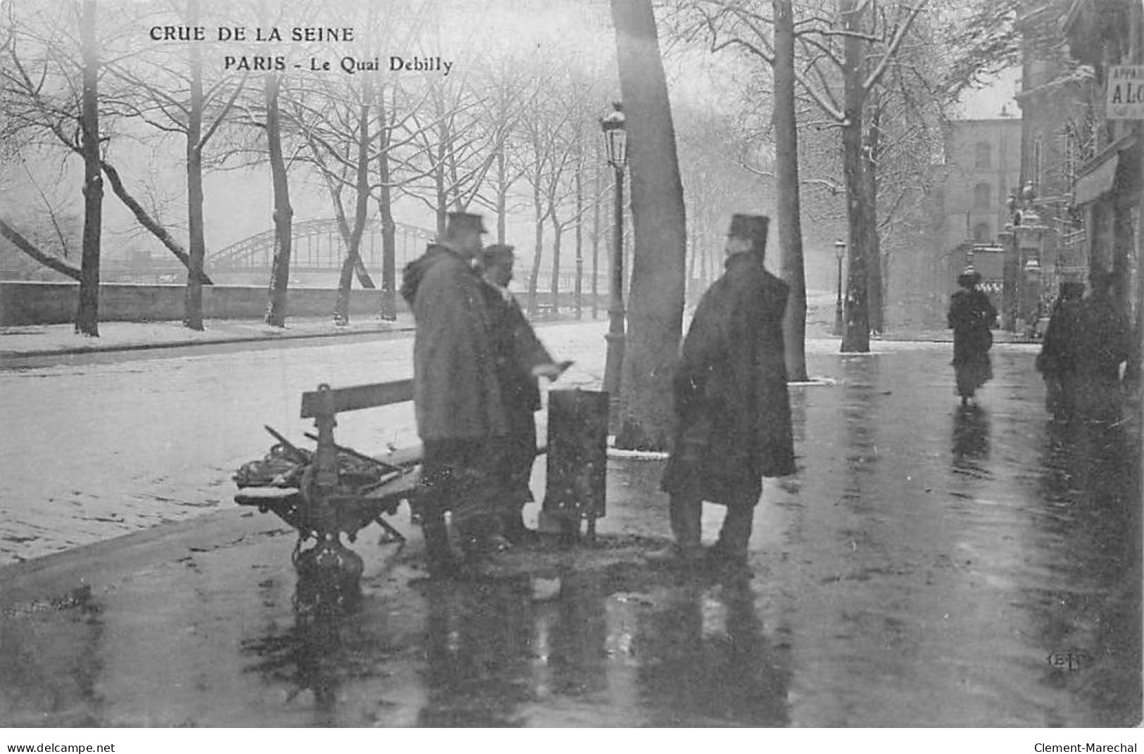 PARIS - Crue De La Seine 1910 - Le Quai Debilly - Très Bon état - La Crecida Del Sena De 1910