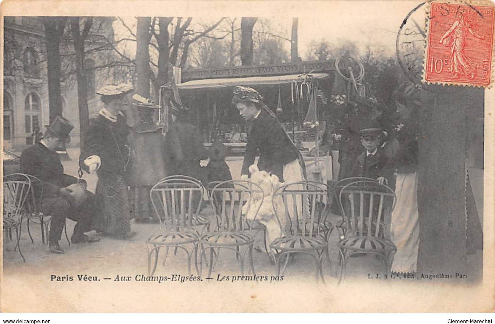 PARIS Vécu - Aux Champs Elysées - Les Premiers Pas - Très Bon état - Autres & Non Classés