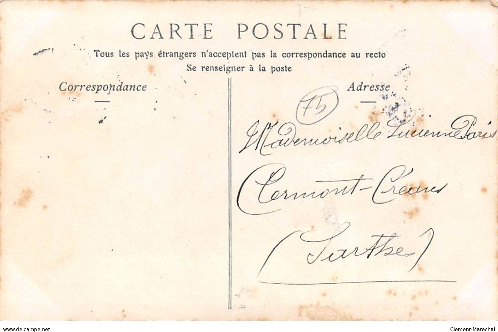 PARIS - Evènements Du 1 Mai 1906 - Cantonnement Des Troupes Dans La Galerie Des Machines - Très Bon état - Sonstige & Ohne Zuordnung