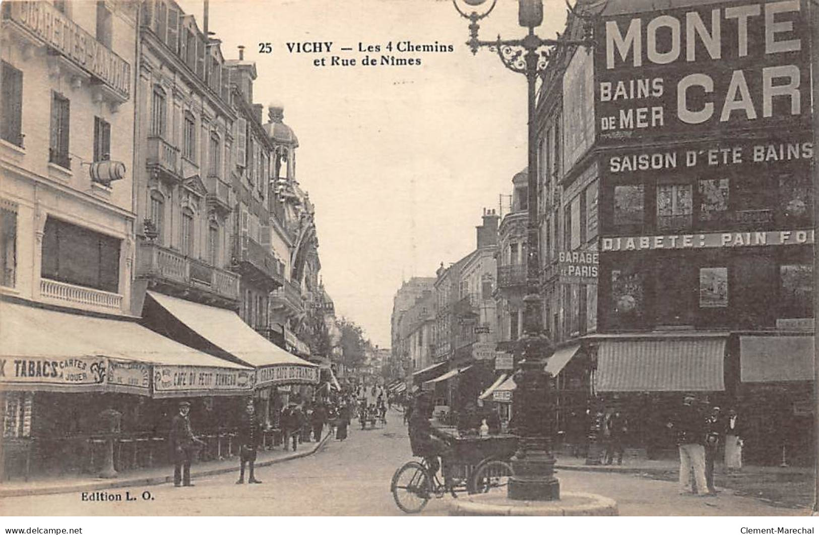 VICHY - Les 4 Chemins Et Rue De Nîmes - Très Bon état - Vichy