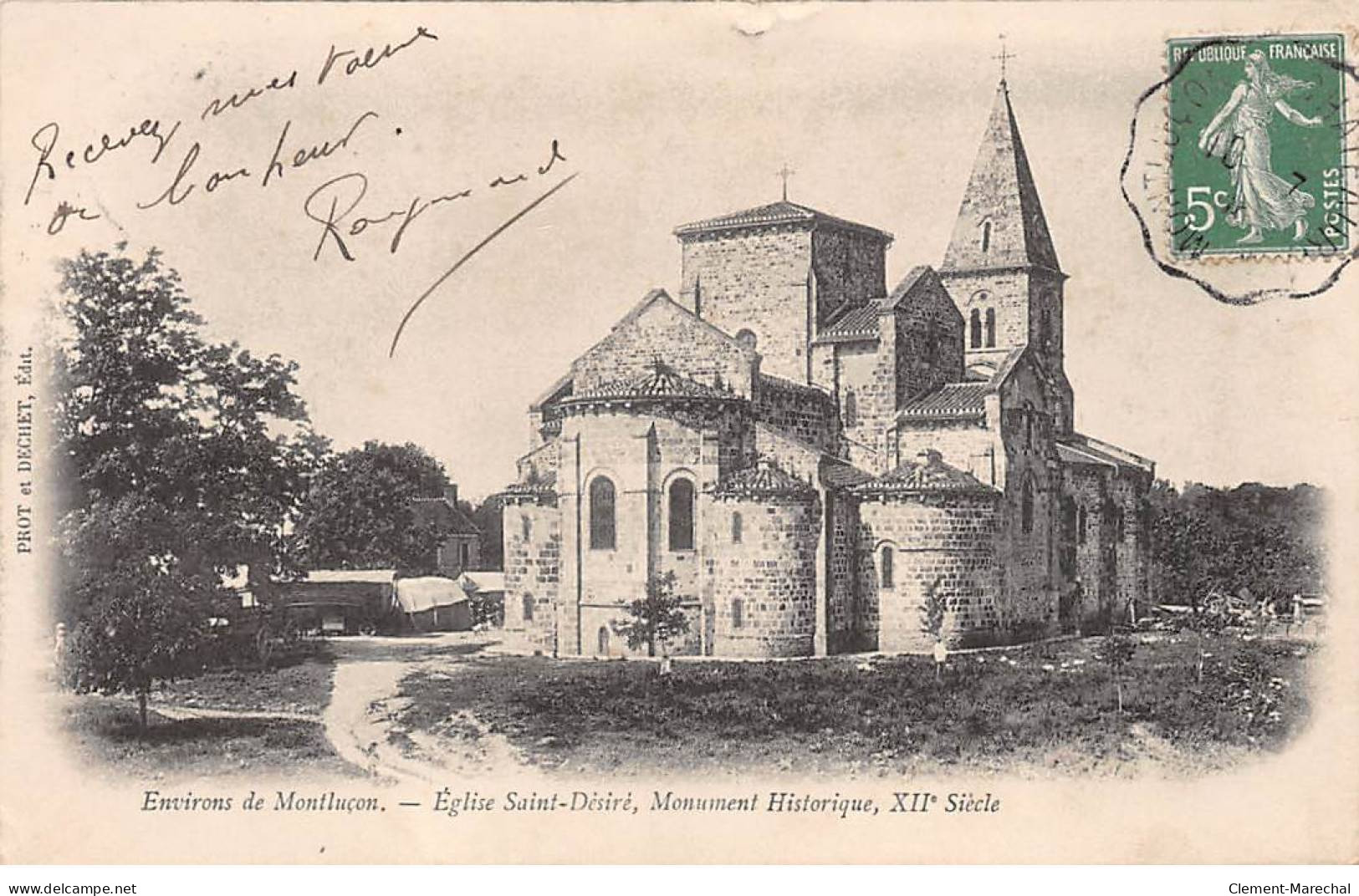 Environs De MONTLUCON - Eglise De SAINT DESIRE - Très Bon état - Other & Unclassified