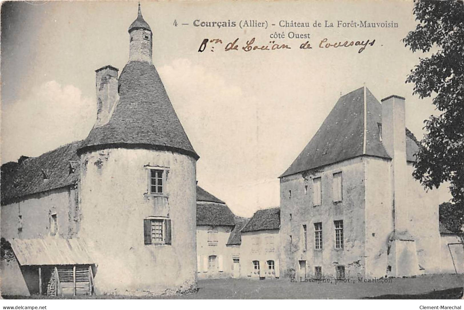 COURCAIS - Château De La Forêt Mauvoisin - Très Bon état - Sonstige & Ohne Zuordnung