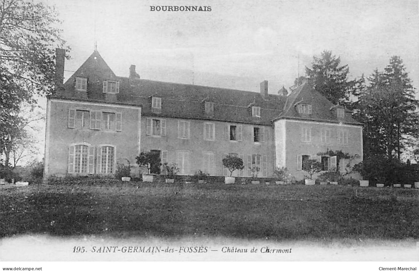 SAINT GERMAIN DES FOSSES - Château De Chermont - Très Bon état - Andere & Zonder Classificatie