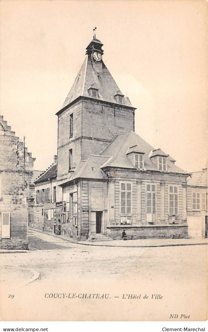 COUCY LE CHATEAU - L'Hôtel De Ville - Très Bon état - Autres & Non Classés