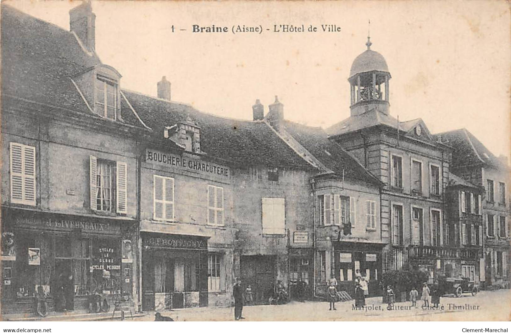 BRAINE - L'Hôtel De Ville - Très Bon état - Autres & Non Classés