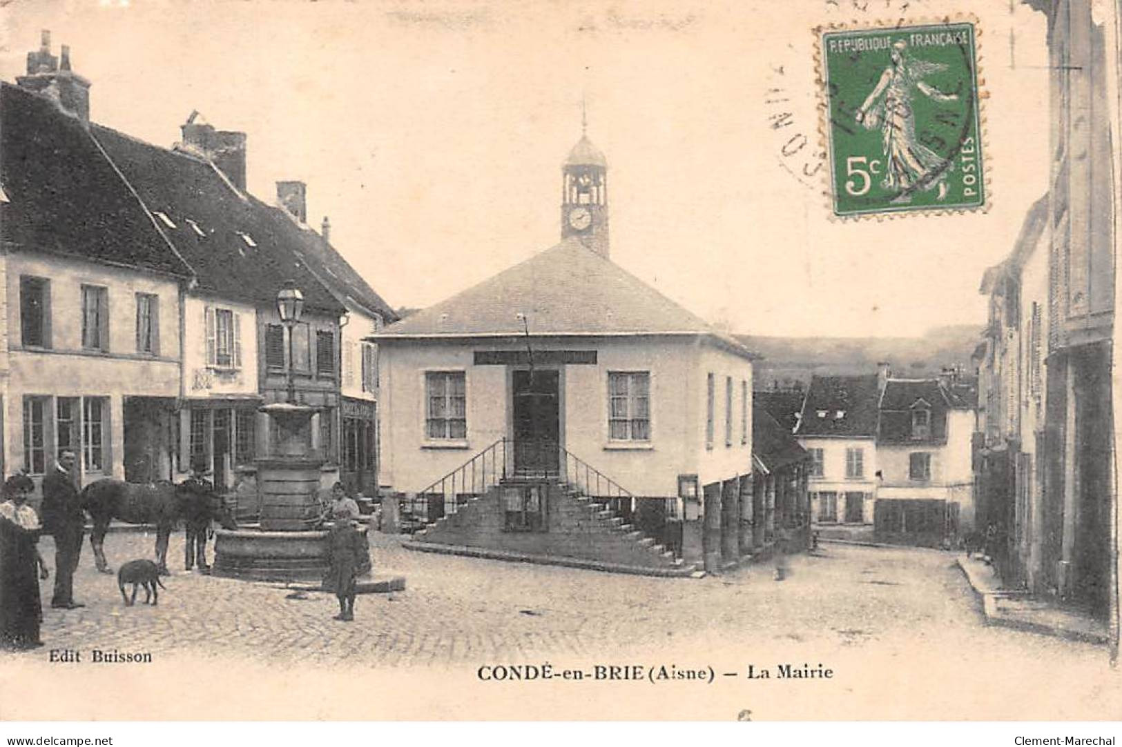 CONDE EN BRIE - La Mairie - Très Bon état - Autres & Non Classés