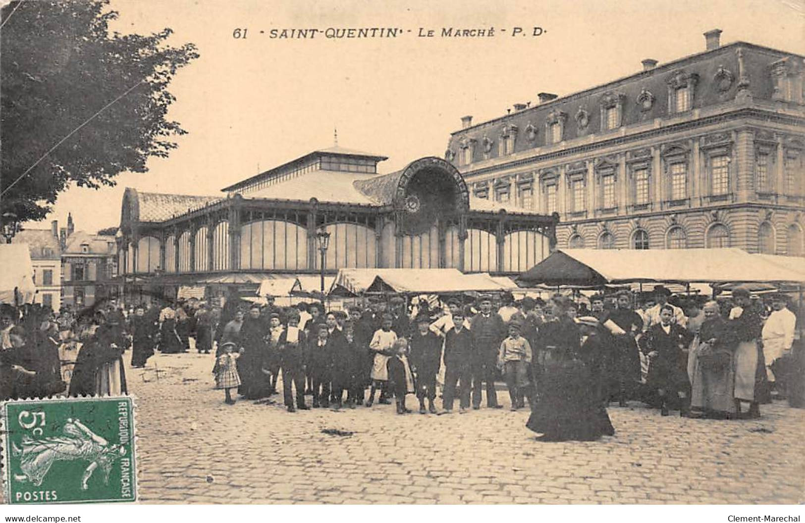 SAINT QUENTIN - Le Marché - Très Bon état - Saint Quentin