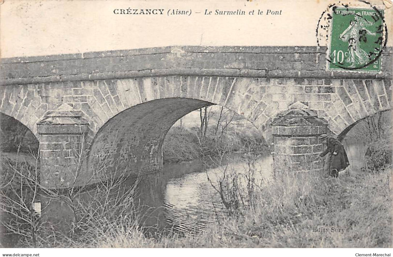 CREZANCY - Le Surmelin Et Le Pont - Très Bon état - Autres & Non Classés