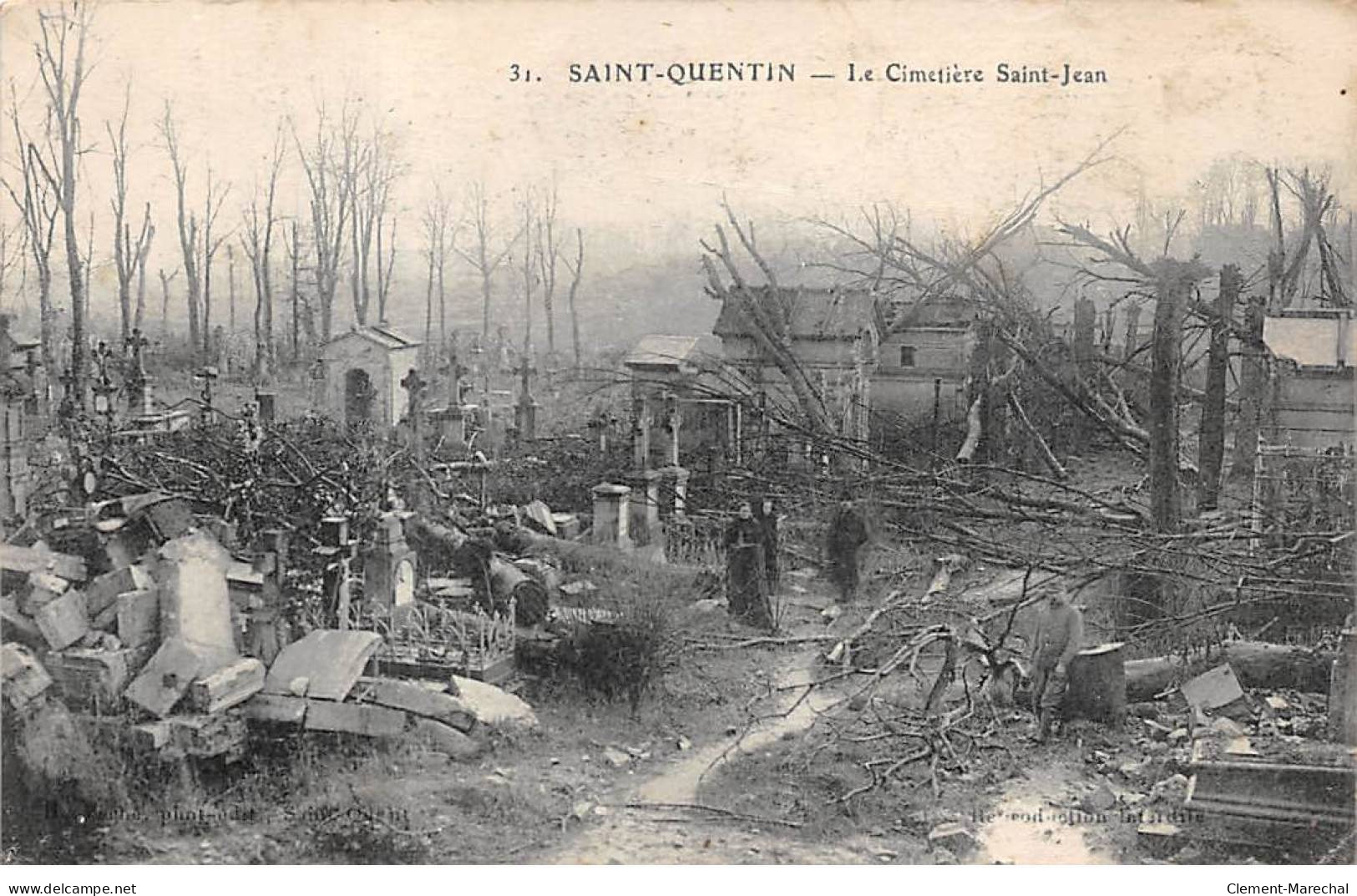 SAINT QUENTIN - Le Cimetière Saint Jean - Très Bon état - Saint Quentin