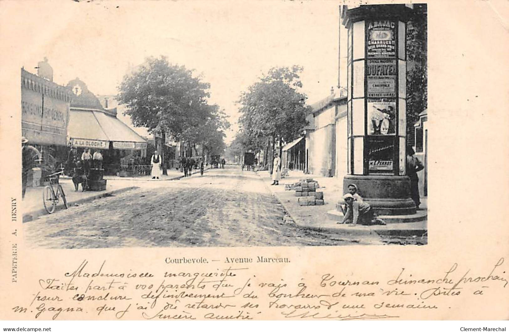 COURBEVOIE - Avenue Marceau - état - Courbevoie