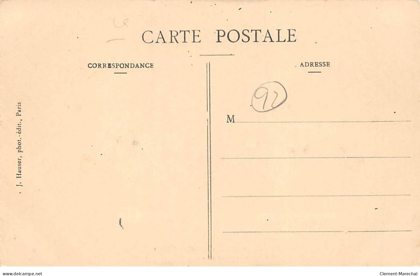 La Crue De La Seine 1910 - La Rue Van Loo à PASSY - Très Bon état - Otros & Sin Clasificación