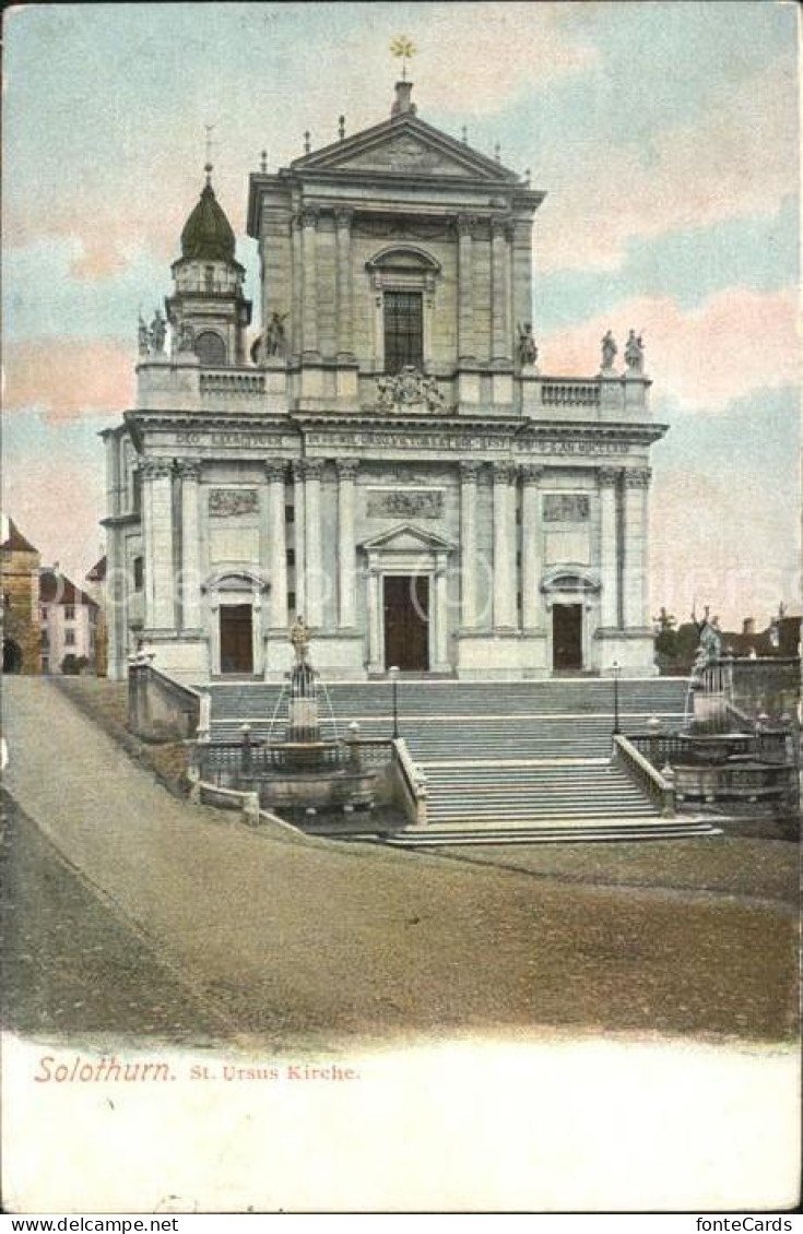 11426698 Solothurn St Ursus Kirche Solothurn - Otros & Sin Clasificación