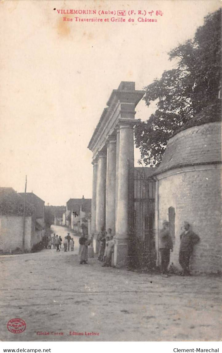 VILLEMORIN - Rue Traversière Et Grille Du Château - Très Bon état - Otros & Sin Clasificación