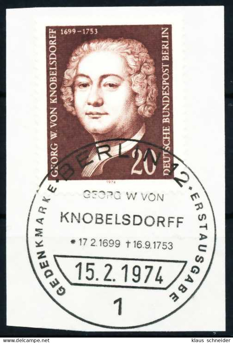 BERLIN 1974 Nr 464 Gestempelt Briefstück ZENTR-ESST X61464E - Used Stamps