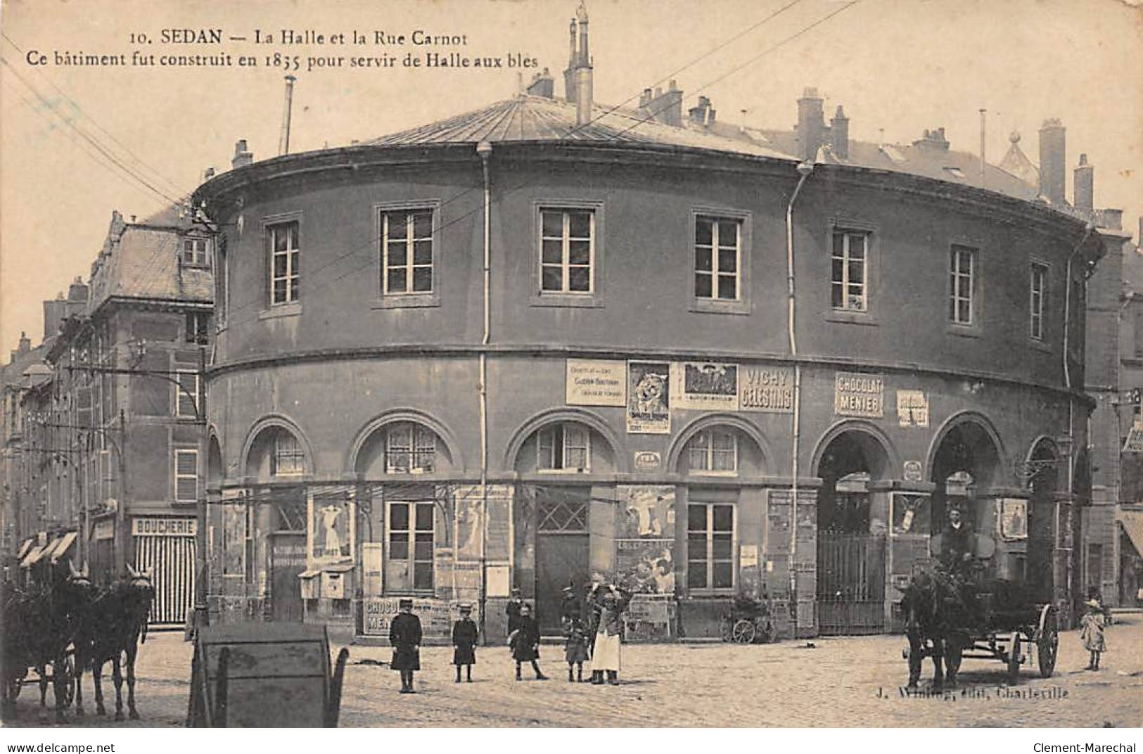 ETEIGNIERES - Route De La Gare - Très Bon état - Sedan