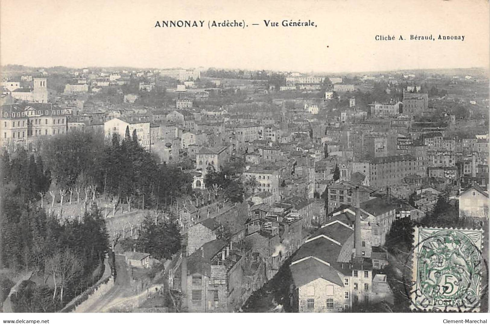 ANNONAY - Vue Générale - Très Bon état - Annonay