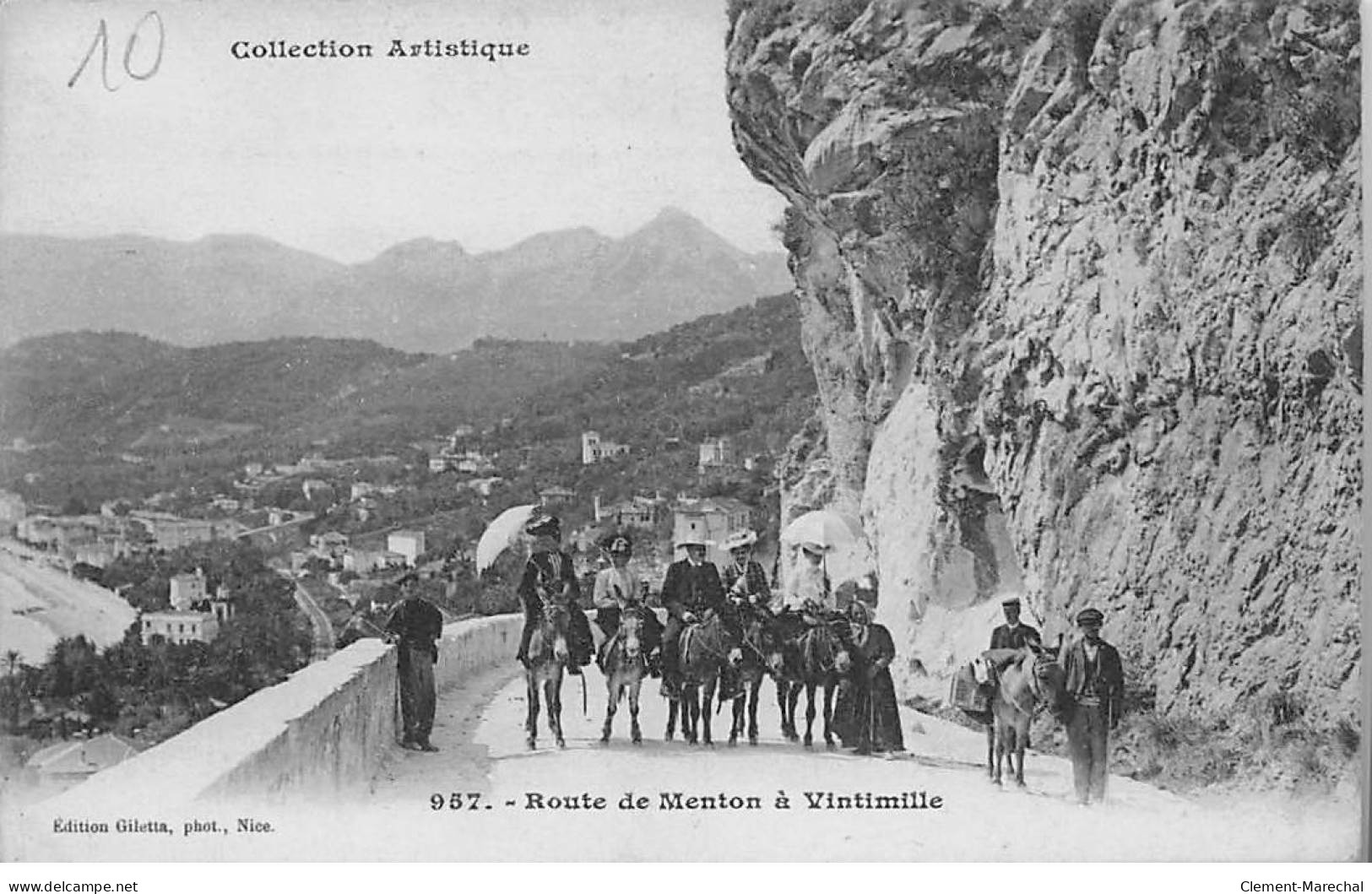 Route De MENTON à VINTIMILLE - Très Bon état - Autres & Non Classés