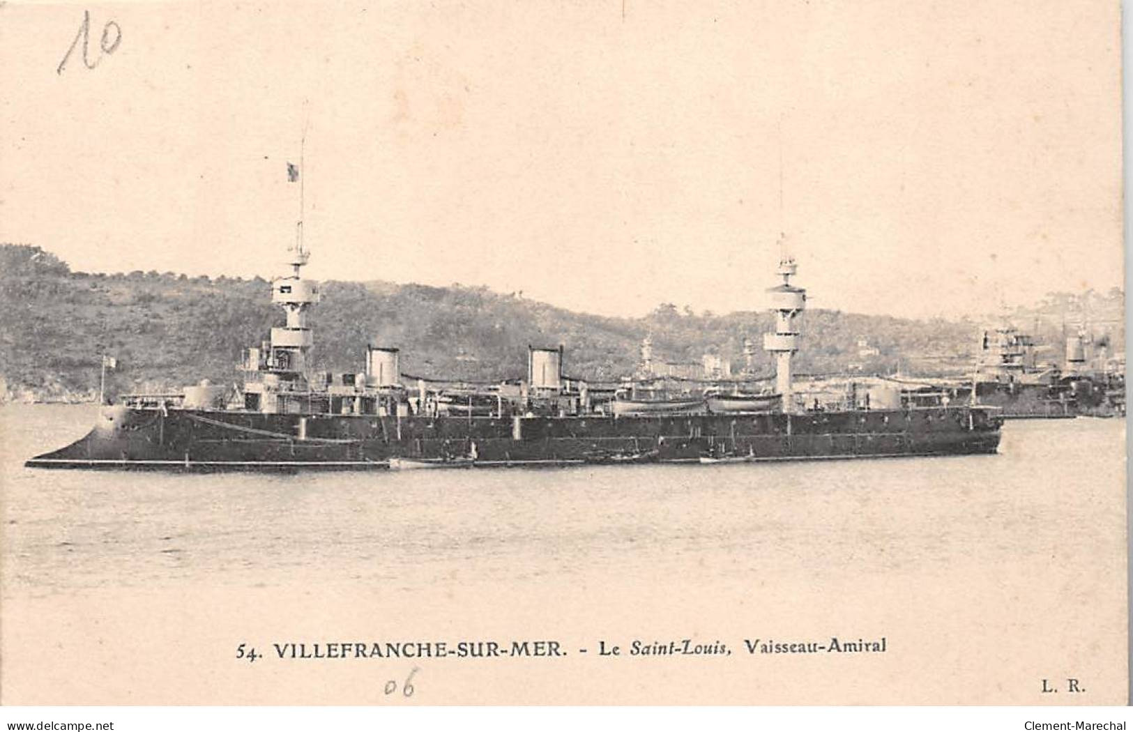 VILLEFRANCHE SUR MER - Le " Saint Louis " Vaisseau Amiral - Très Bon état - Villefranche-sur-Mer