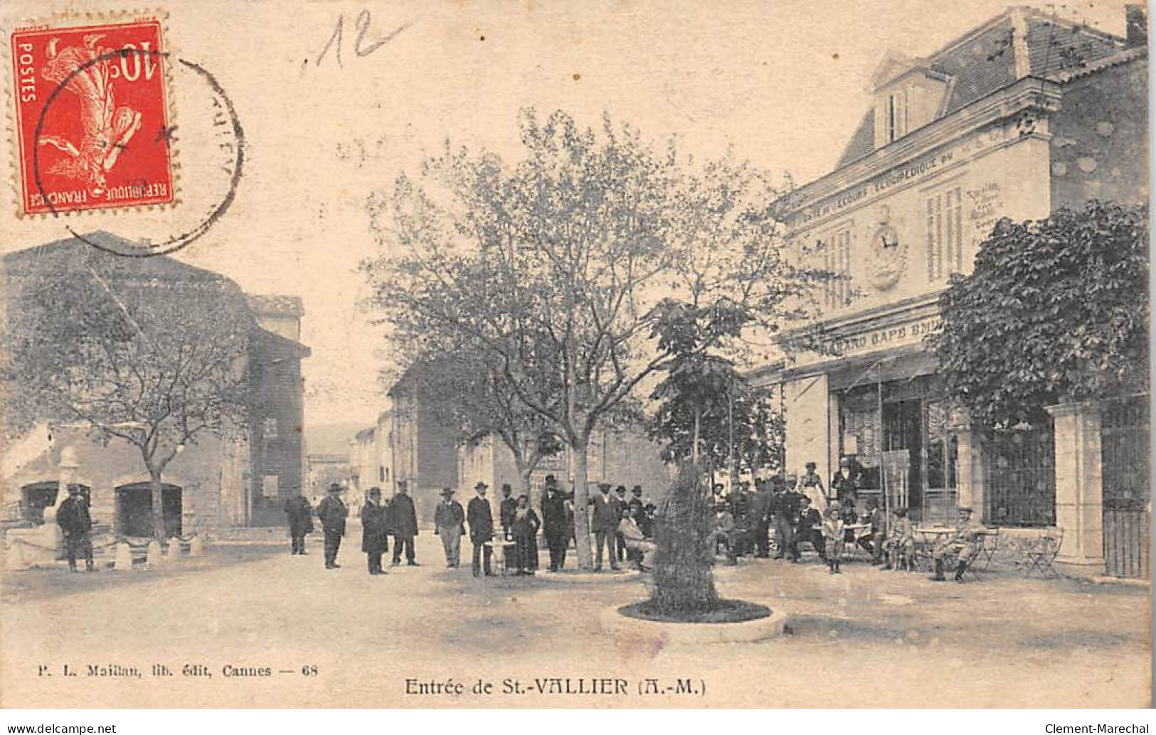 Entrée De SAINT VALLIER - Très Bon état - Autres & Non Classés