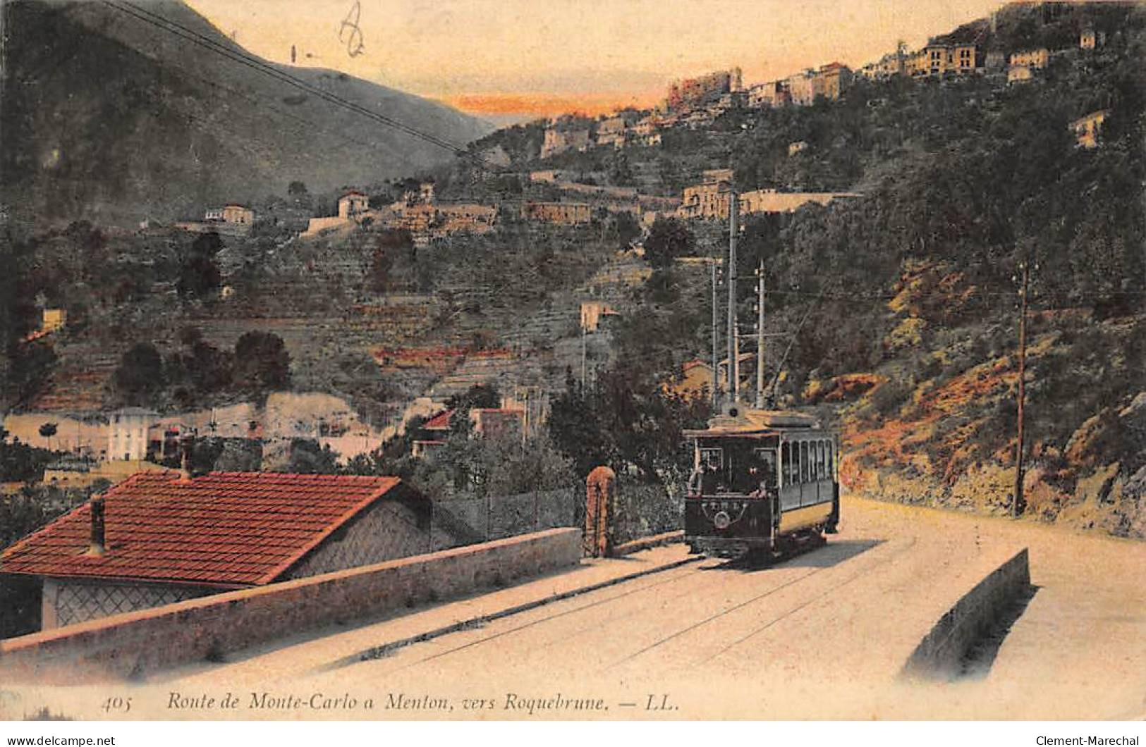 Route De Monte Carlo à Menton Vers ROQUEBRUNE - Très Bon état - Sonstige & Ohne Zuordnung