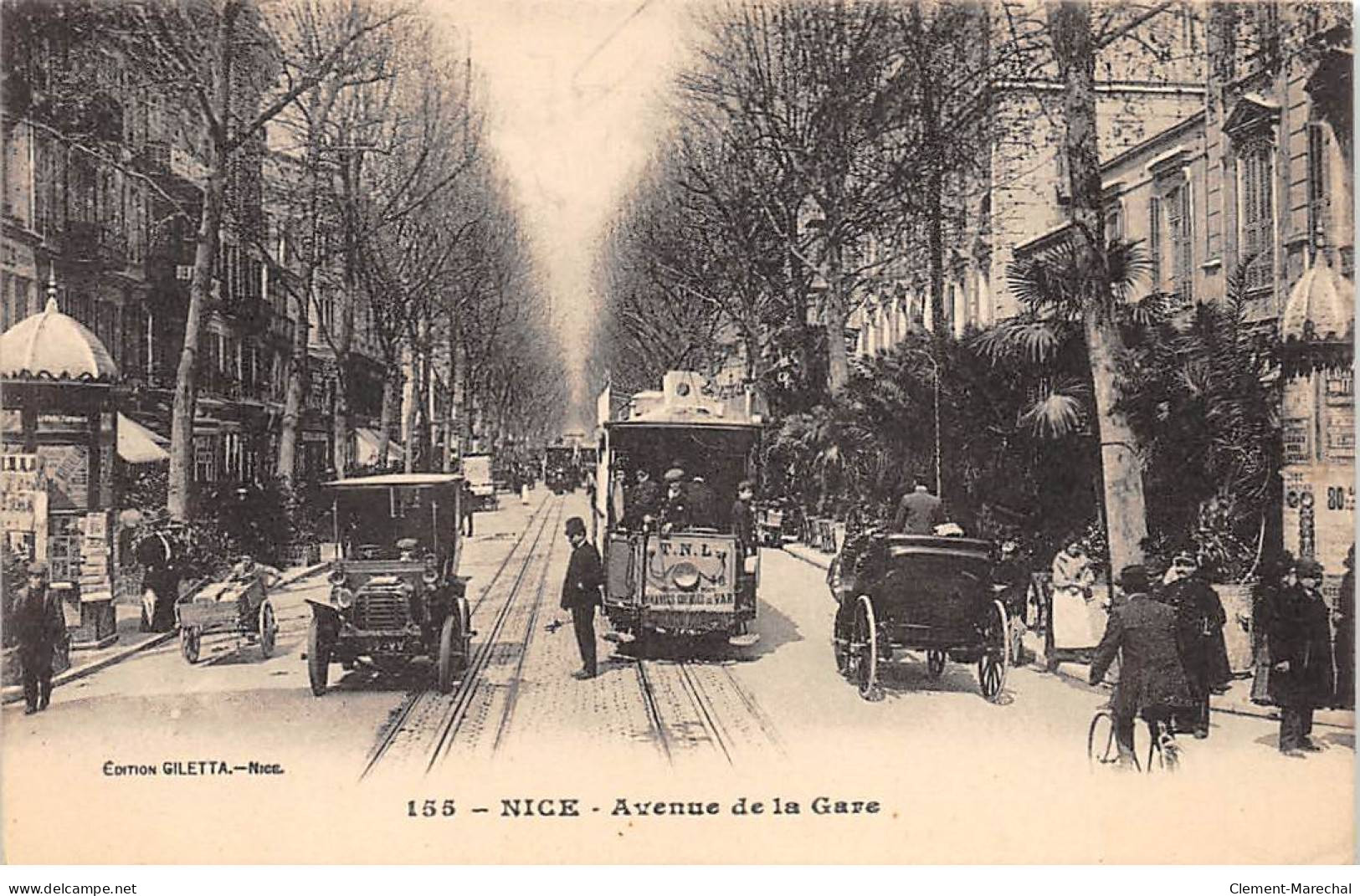 NICE - Avenue De La Gare - Très Bon état - Autres & Non Classés