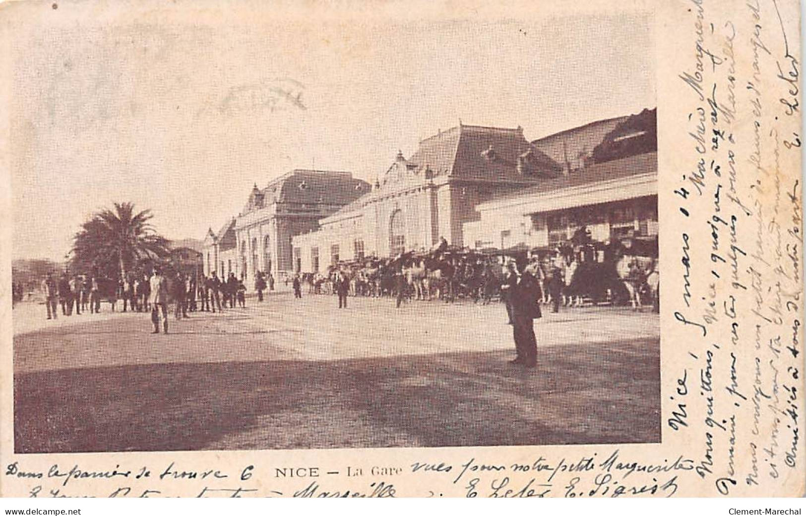 NICE - La Gare - Très Bon état - Schienenverkehr - Bahnhof