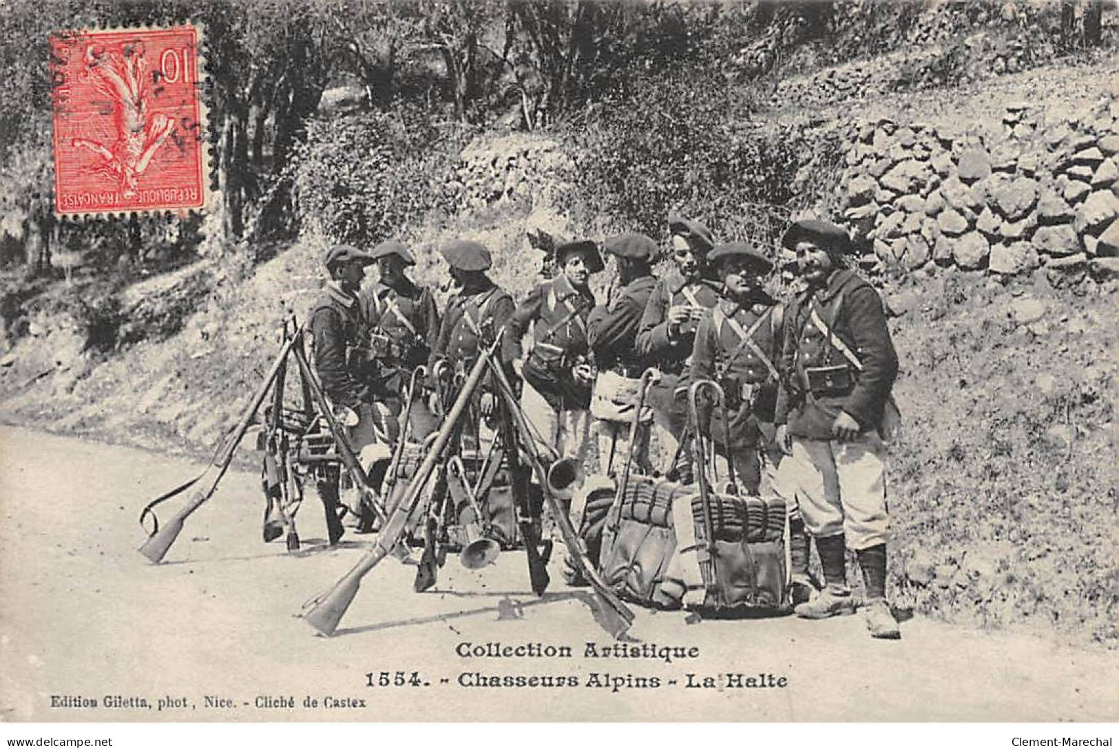 Chasseurs Alpins - La Halte - Très Bon état - Other & Unclassified