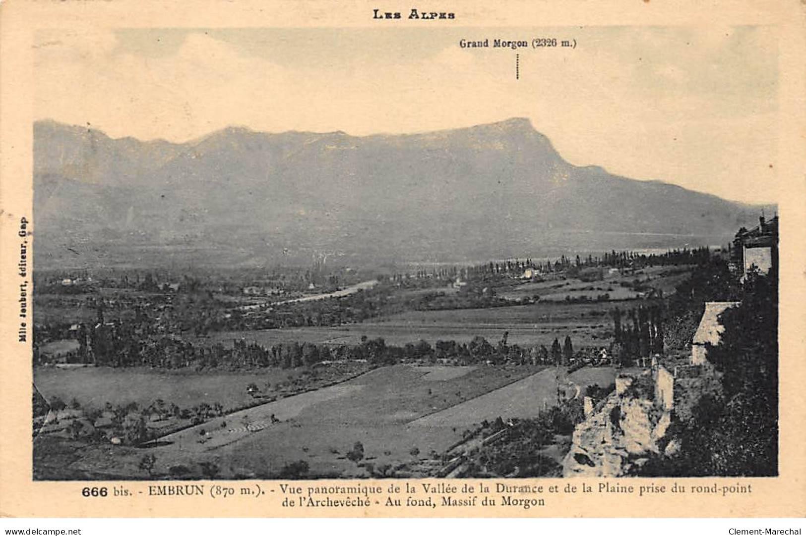 EMBRUN - Vue Panoramique De La Vallée De La Durance Et De La Plaine - Très Bon état - Embrun