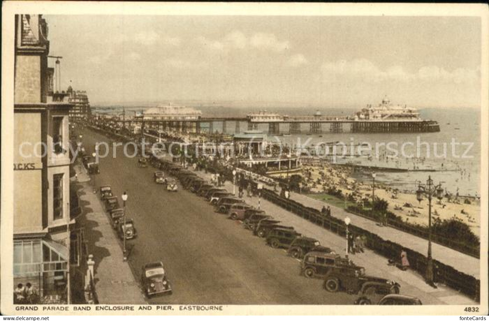 11426659 Eastbourne Sussex Grand Parade Band Enclosure And Pier  - Sonstige & Ohne Zuordnung