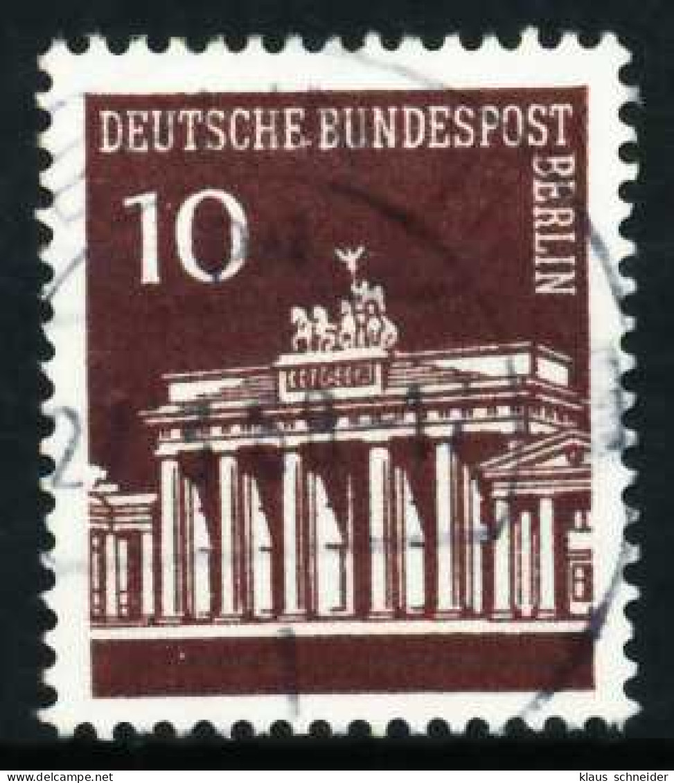 BERLIN DS BRAND. TOR Nr 286 Zentrisch Gestempelt X636FE2 - Usati