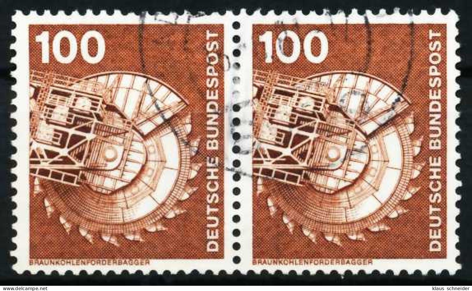 BRD DS INDUSTRIE U. TECHNIK Nr 854 Gestempelt WAAGR PAAR X6681BE - Used Stamps