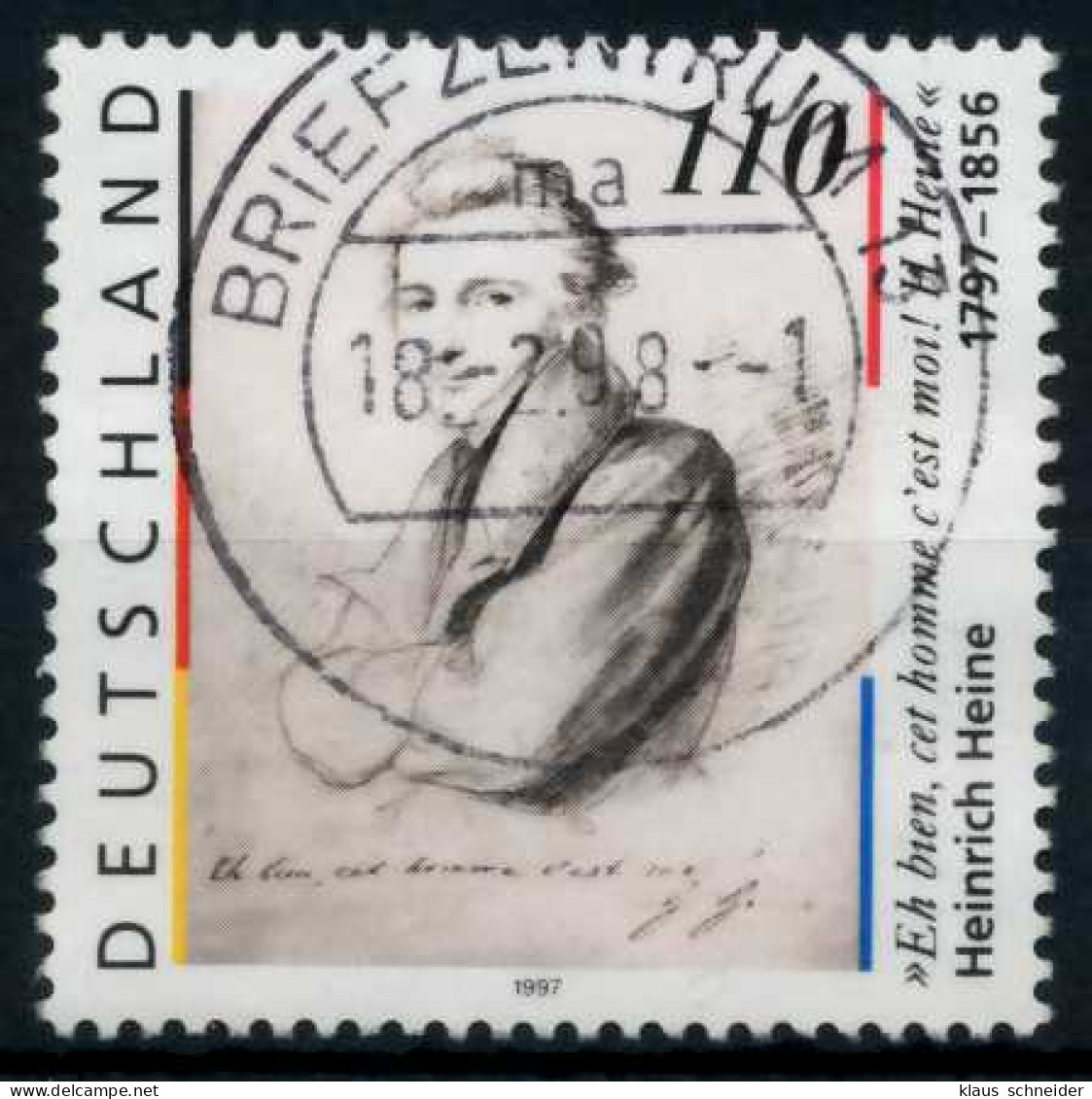 BRD 1997 Nr 1962 Zentrisch Gestempelt X6B1632 - Used Stamps