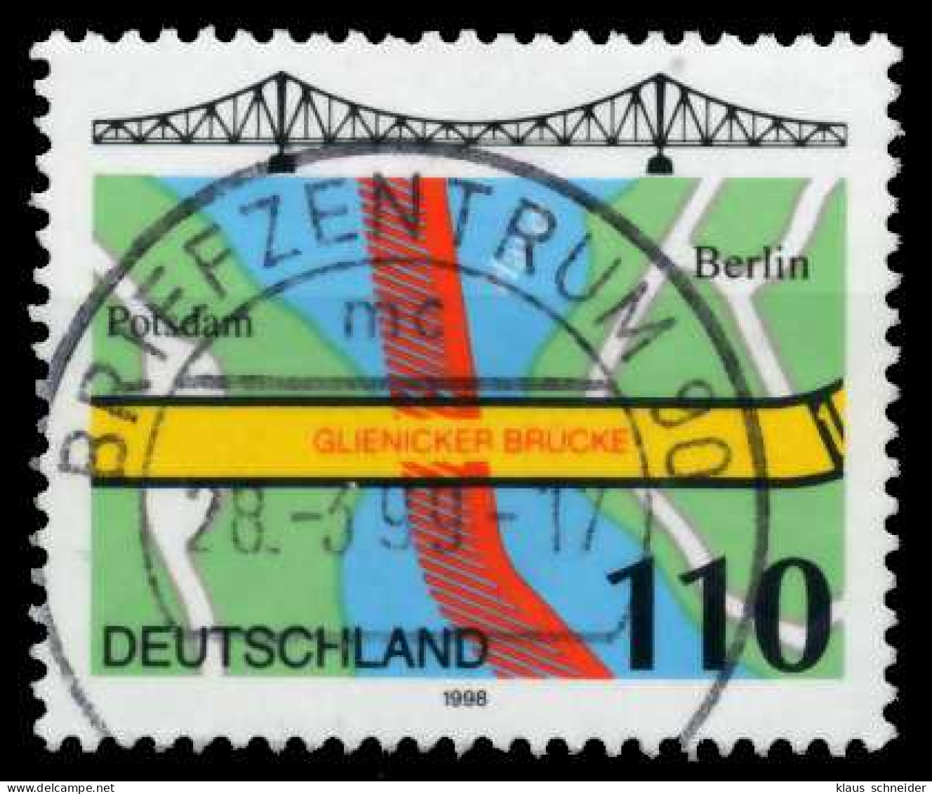 BRD 1998 Nr 1967 Zentrisch Gestempelt X6C53FA - Used Stamps