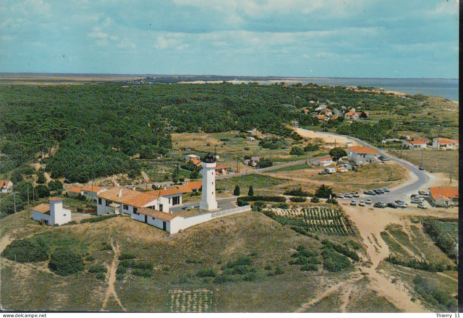 Cpsm 85 La Tranche Sur Mer Le Phare De Grouin Du Coup - La Tranche Sur Mer