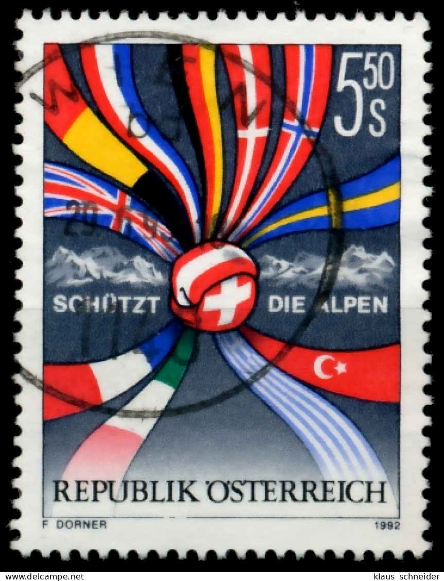 ÖSTERREICH 1992 Nr 2065 Zentrisch Gestempelt X6ECBDA - Usados