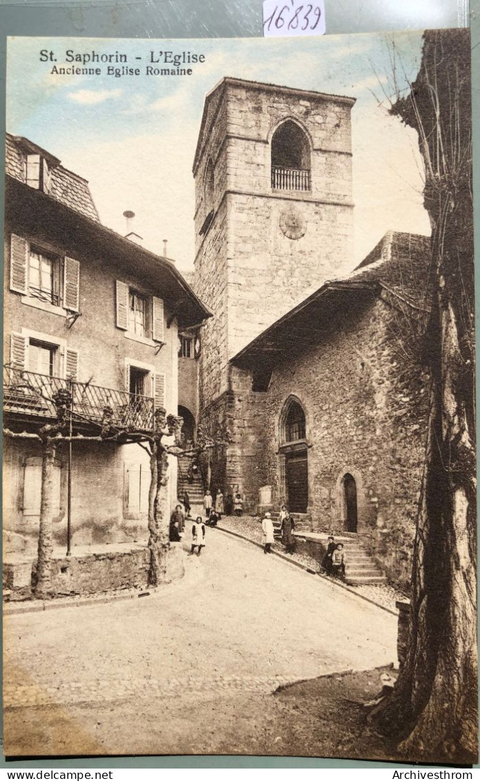 Saint-Saphorin (Vaud) L'église, Ruelles Et Maisons (16'839) - Saint-Saphorin