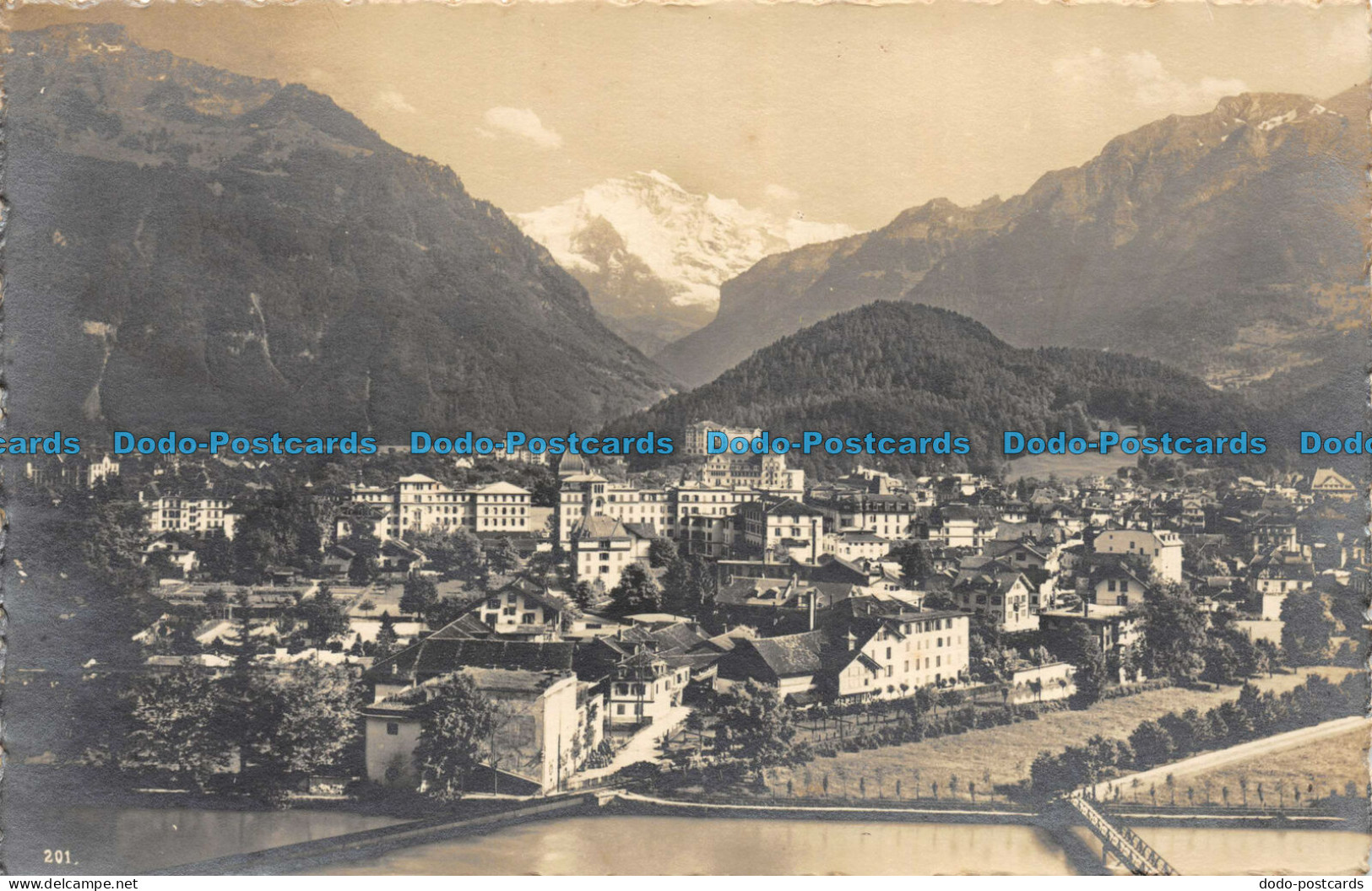 R078560 Interlaken Und Die Jungfrau. O. Nikles. No. 201 - World