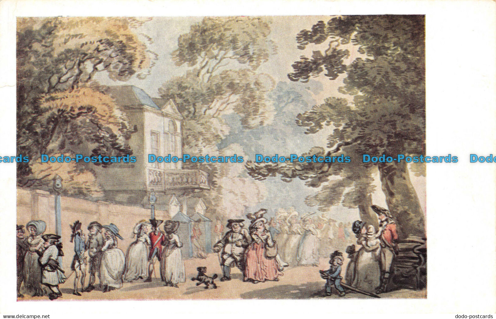 R078564 Thomas Rowlandson. Entrance To The Mall. Spring Gardens. Victoria And Al - World