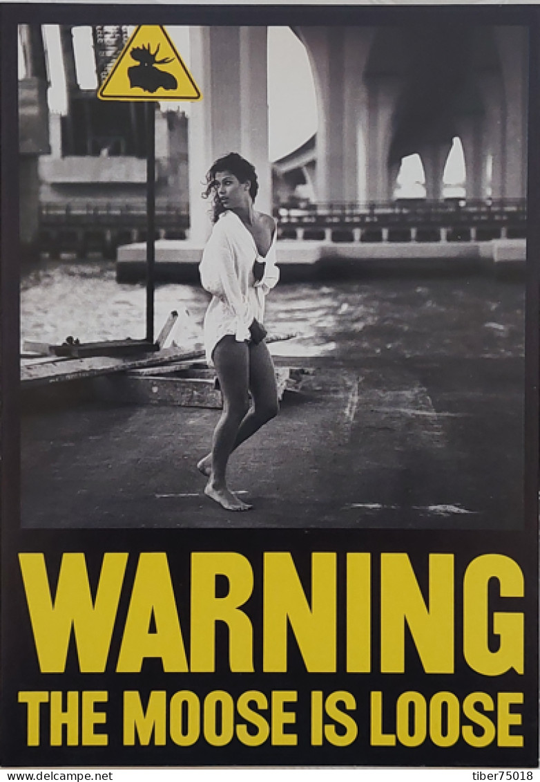 Carte Postale - Warning The Mooses Is Loose (femme, Jambes Nues) Moosehead (Bière - Canada's Premium Beer) - Reclame