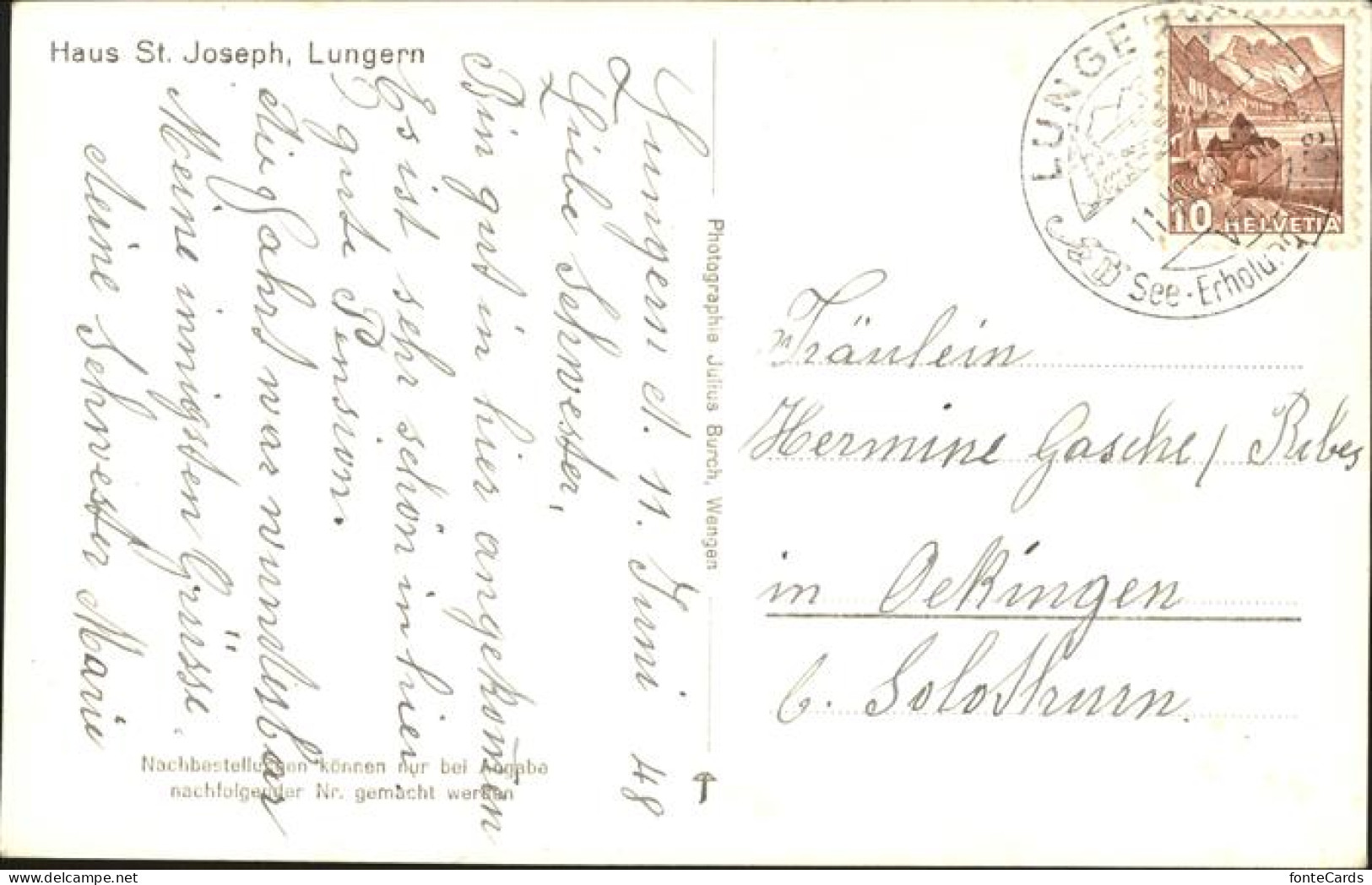 11395831 Lungern Haus St. Josef Lungern - Sonstige & Ohne Zuordnung