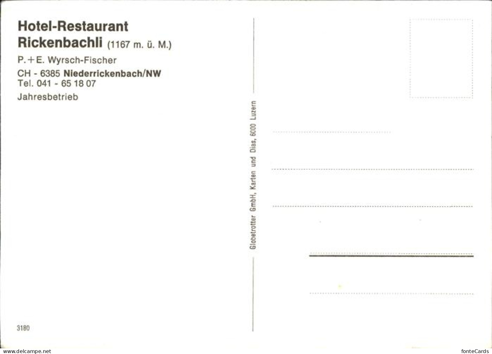 11395810 Niederrickenbach Hotel Rickenbachli Niederrickenbach - Other & Unclassified