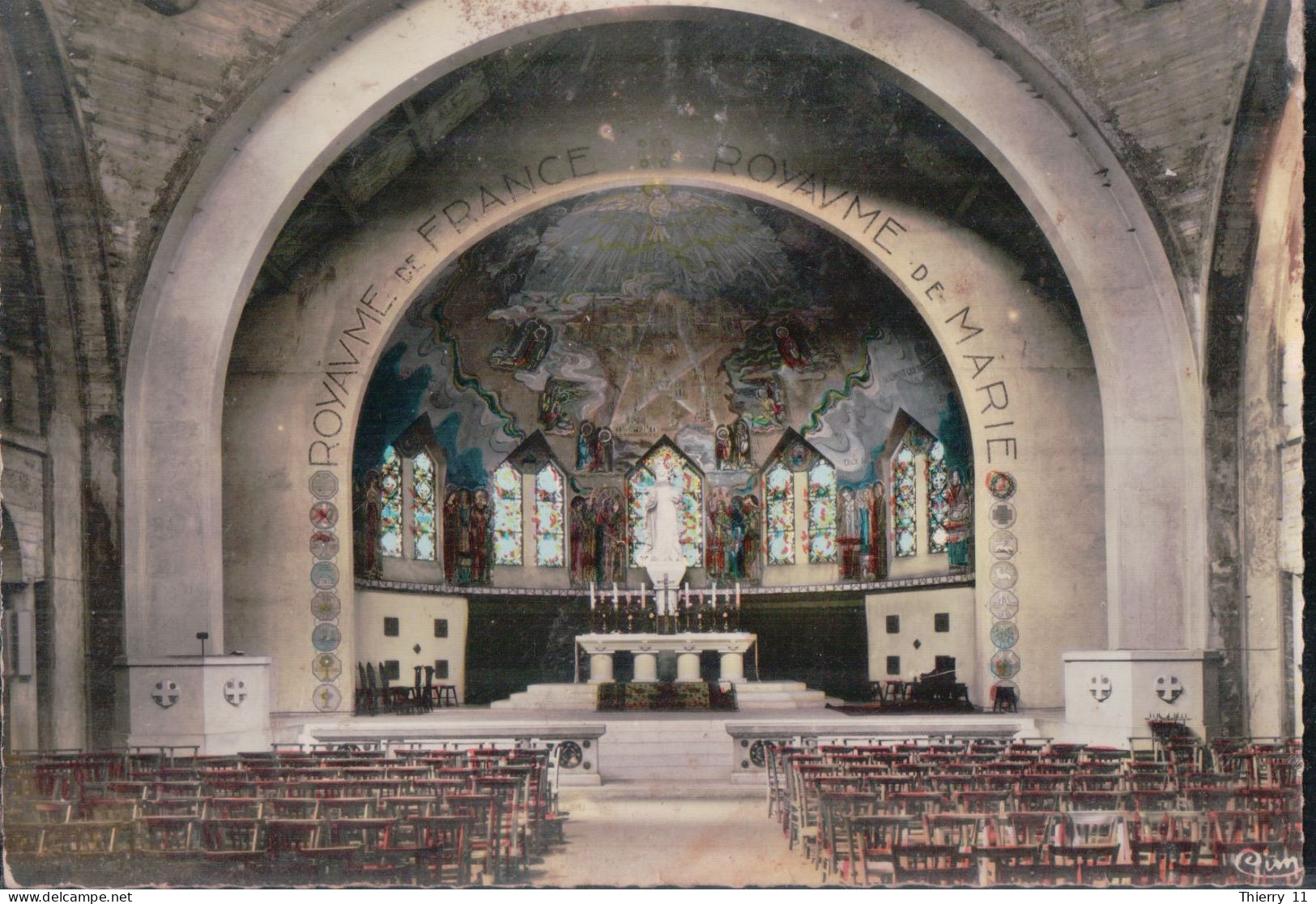 Cpsm 78 Juvisy Sur Orge Intérieur De L'église - Sonstige & Ohne Zuordnung