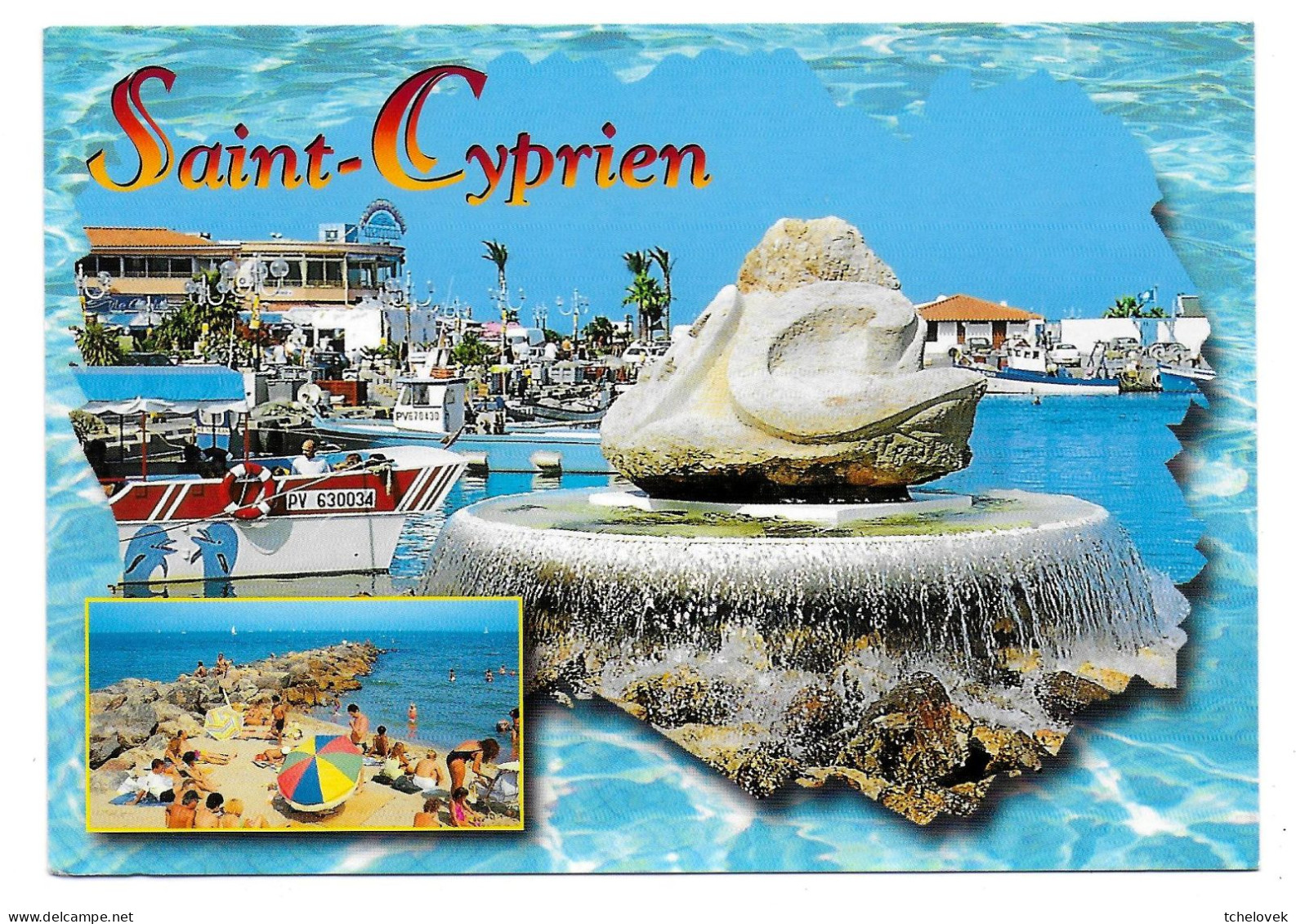 (66). Saint Cyprien (1) Les Capellans Port & (2) 1988 & (3) 2011 & (4) 2010