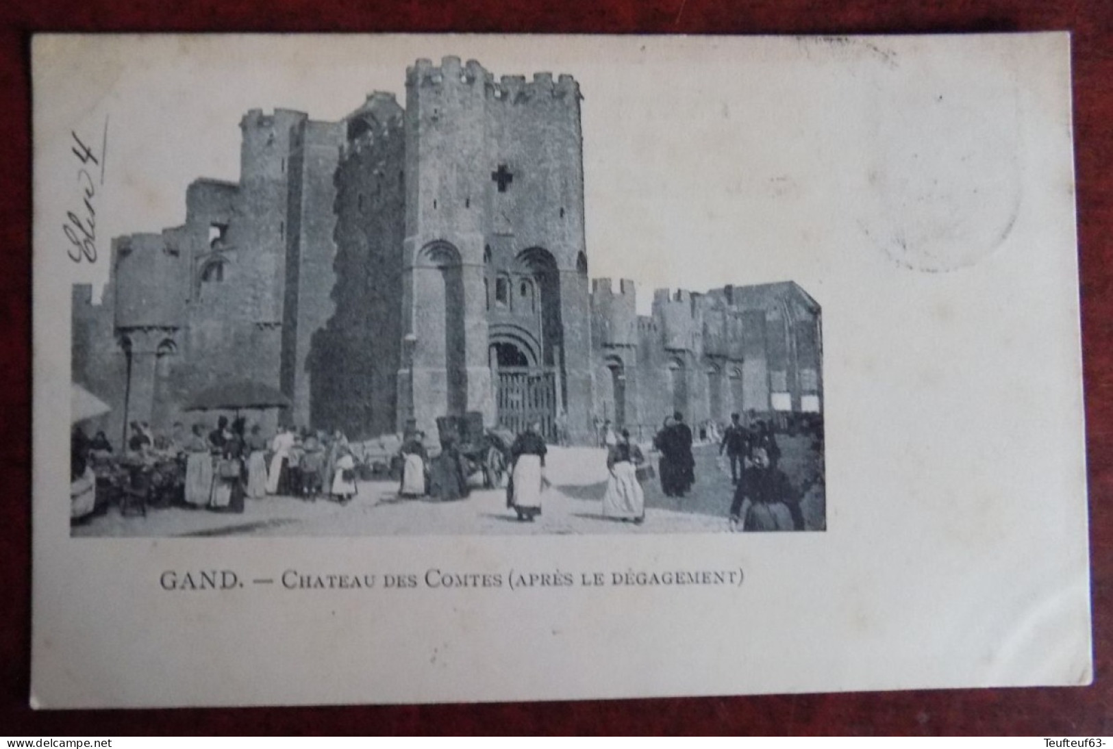 Cpa Gand ; Château Des Comtes 1901 - Gent