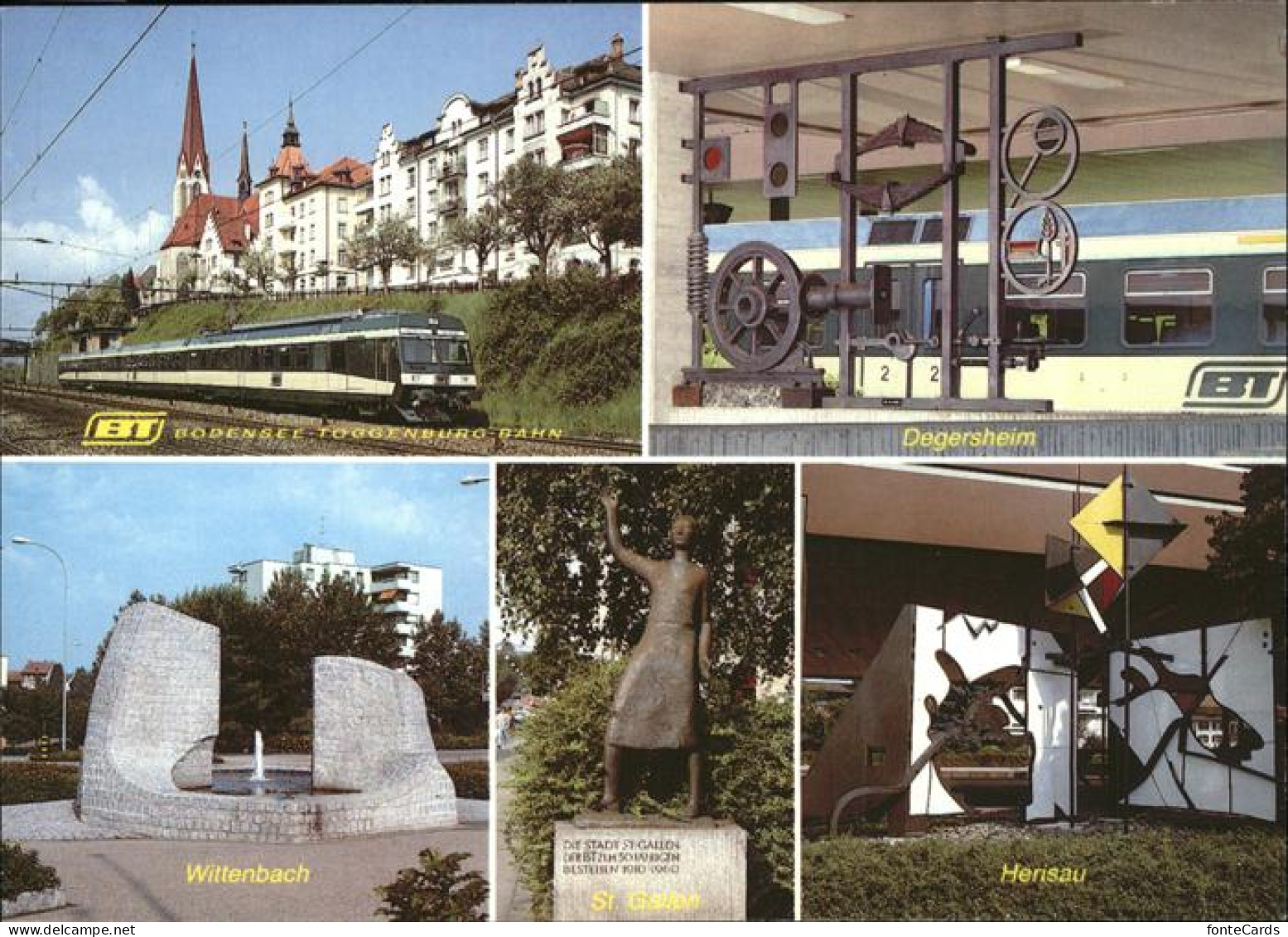 11395715 Toggenburg Bodensee-Toggenburg-Bahn Degersheim Wittenbach Herisau Churf - Autres & Non Classés