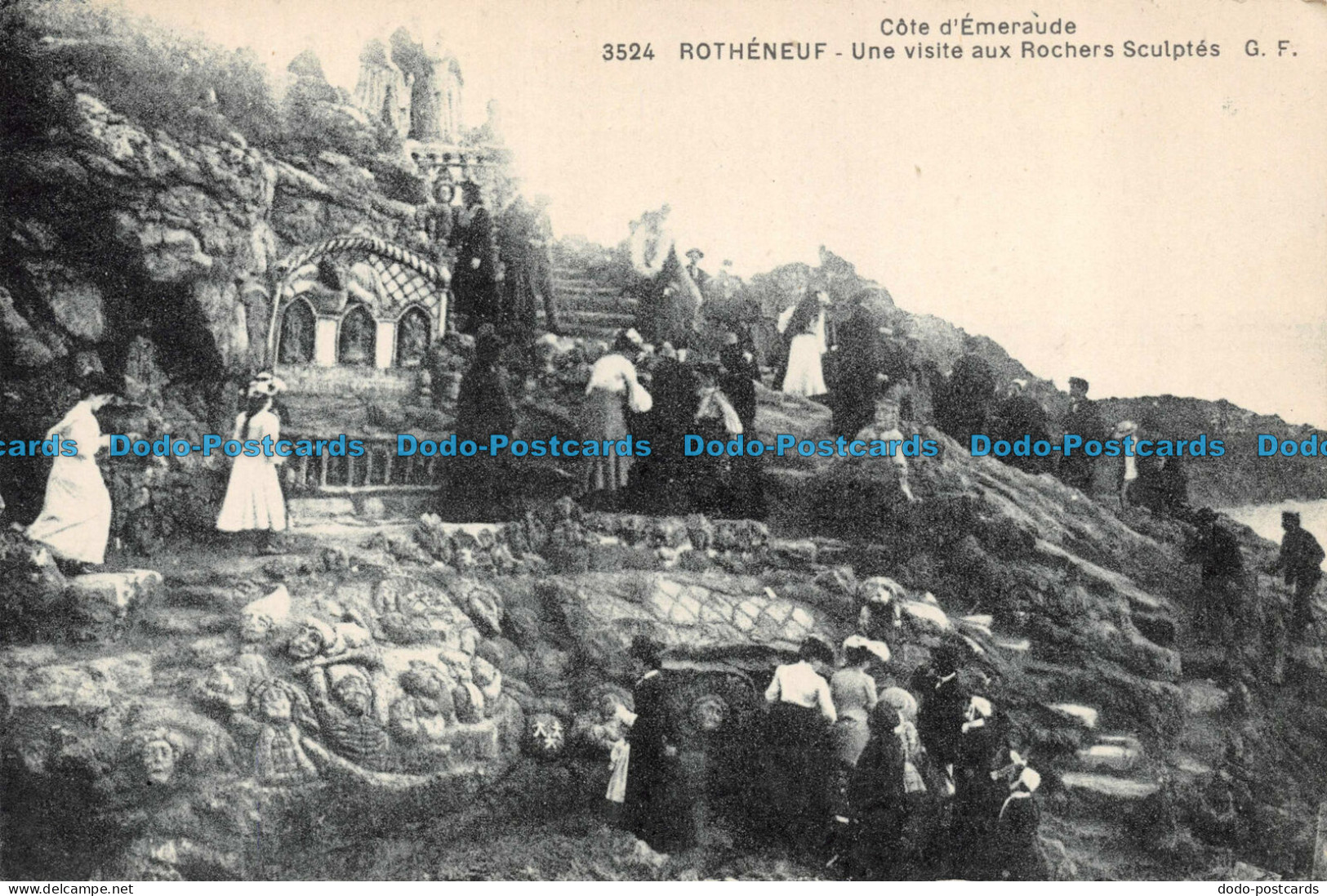 R078824 Cote DEmeraude. Rotheneuf. Une Visite Aux Rochers Sculptes. G. F. Guerin - World