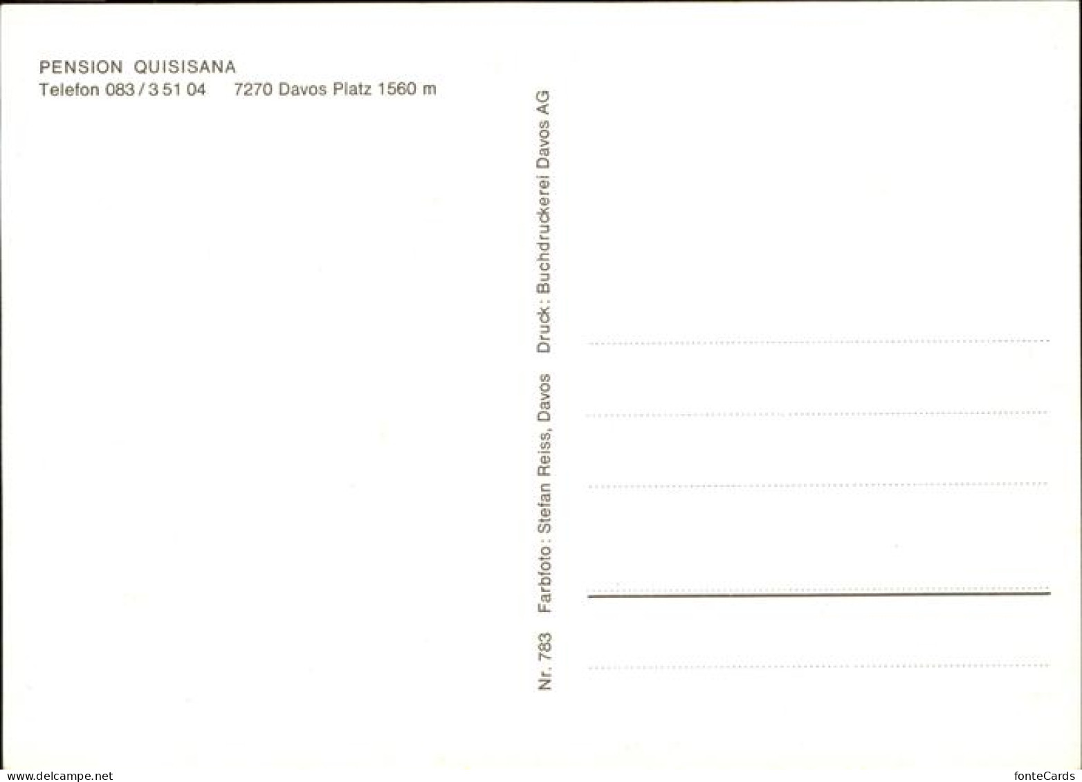 11395596 Davos Platz GR Pension Quisisana Davos Platz - Autres & Non Classés