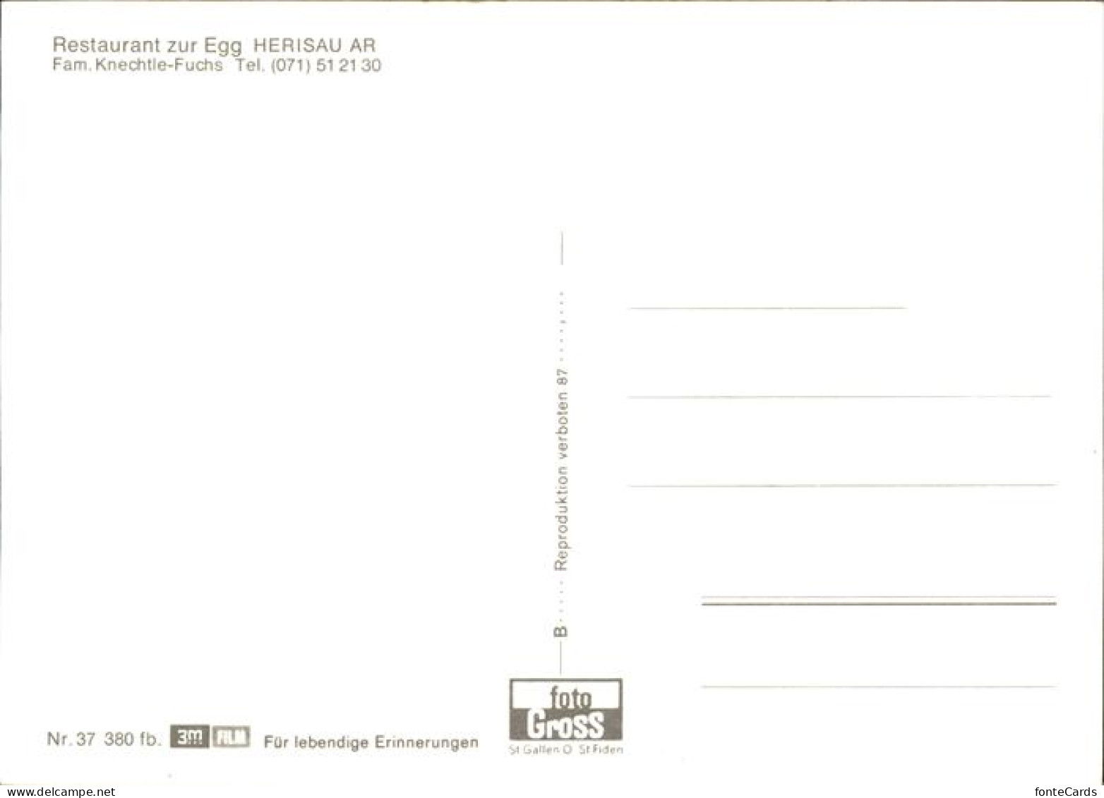 11395594 Herisau AR Restaurant Zur Egg Herisau AR - Sonstige & Ohne Zuordnung