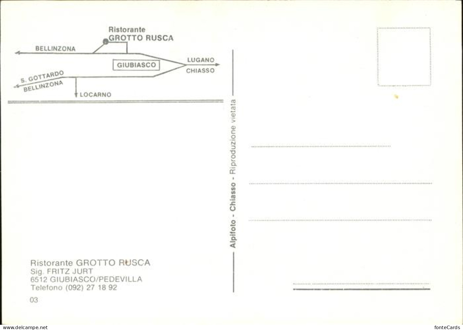 11395579 Giubiasco Ristorante Grotto Rusca Giubiasco - Andere & Zonder Classificatie